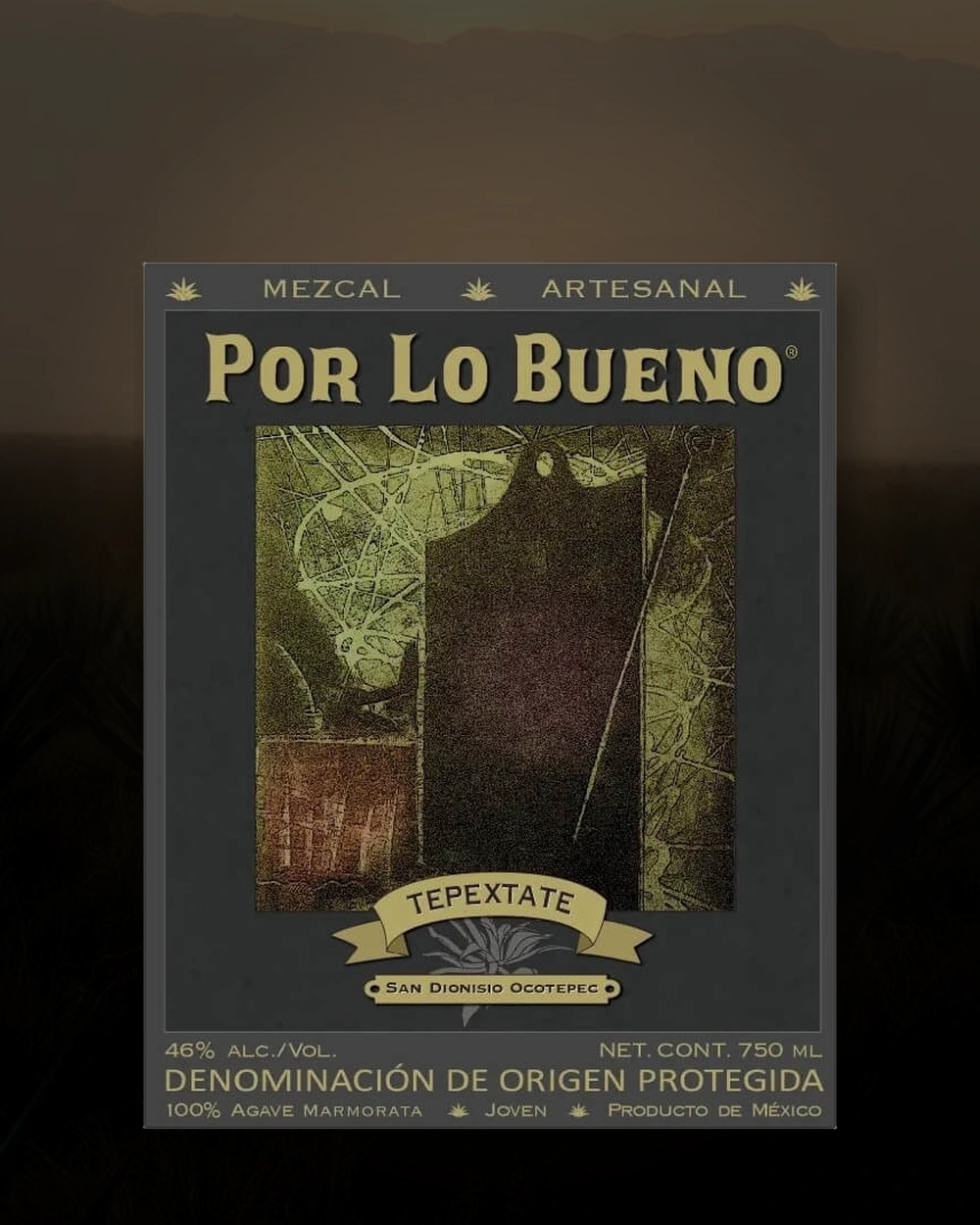 Por Lo Bueno Tepextate bottle