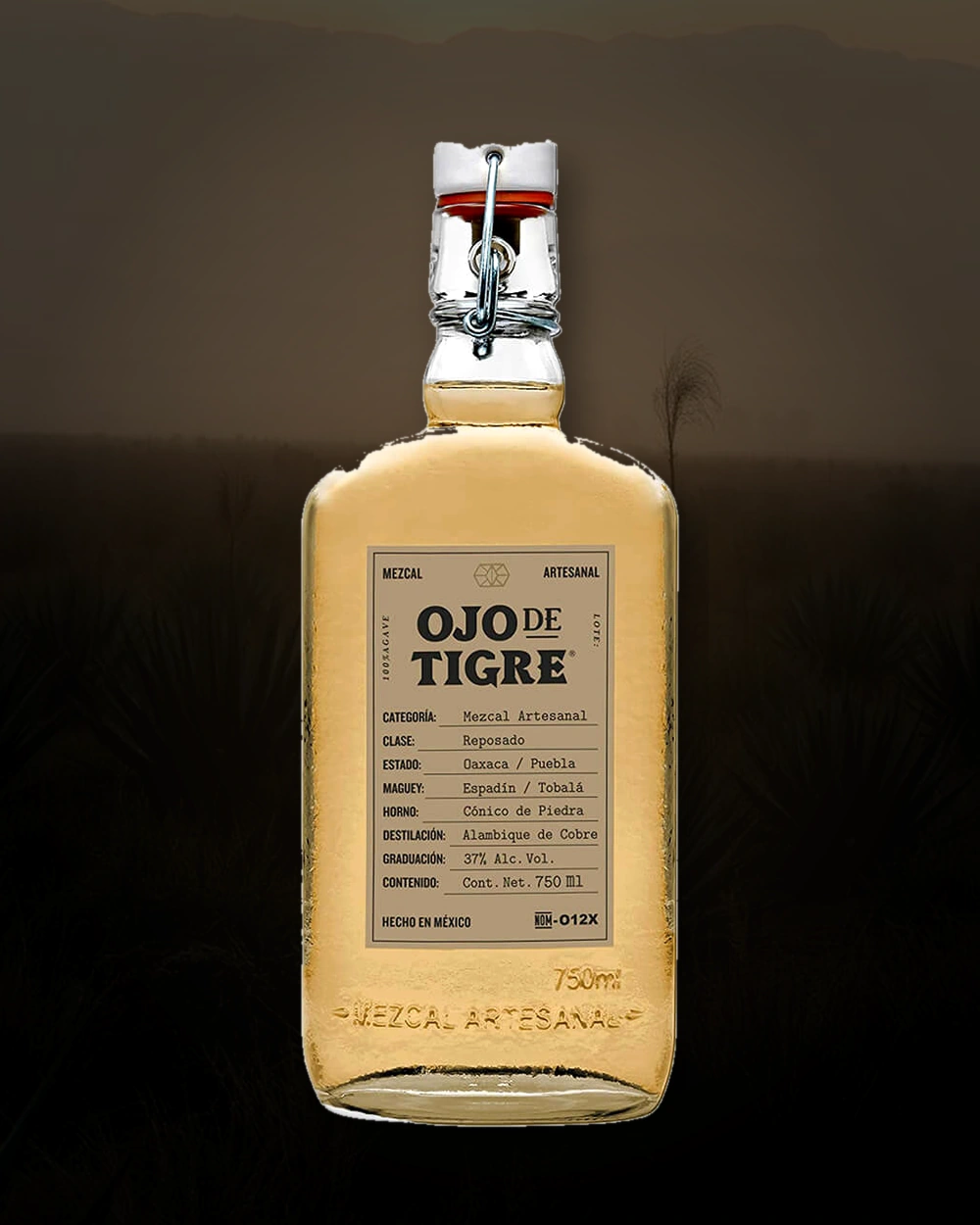 Ojo de Tigre Reposado bottle