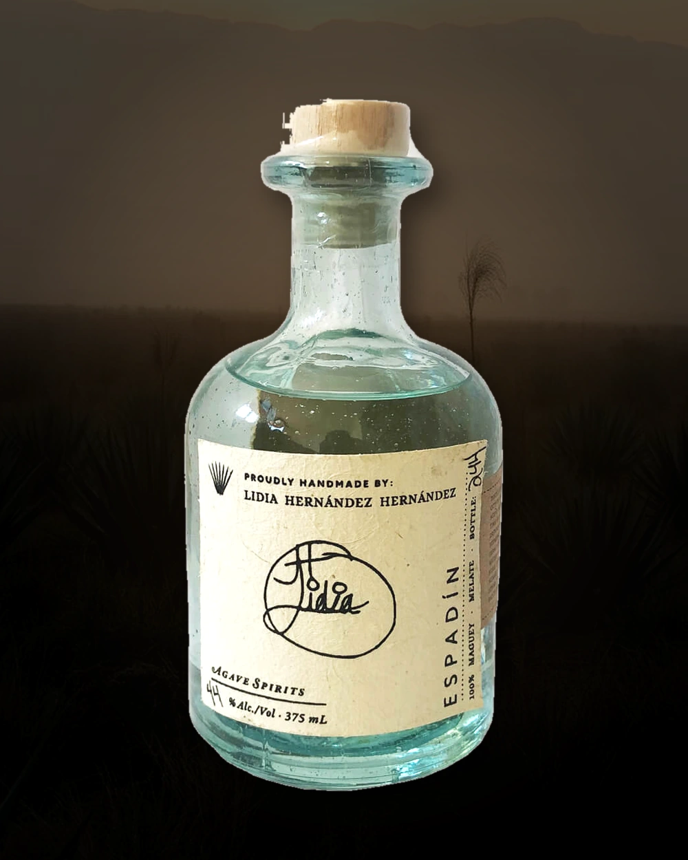 Maguey Melate Espadin – Lidia Hernández Hernández bottle