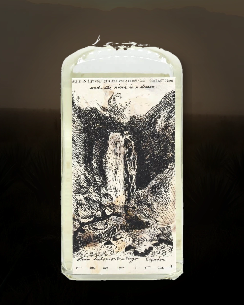 Rezpiral Espadin – Luis Antonio Santiago bottle