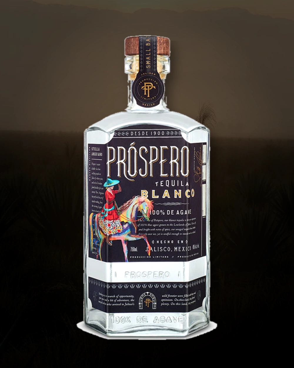 Prospero Tequila Blanco bottle