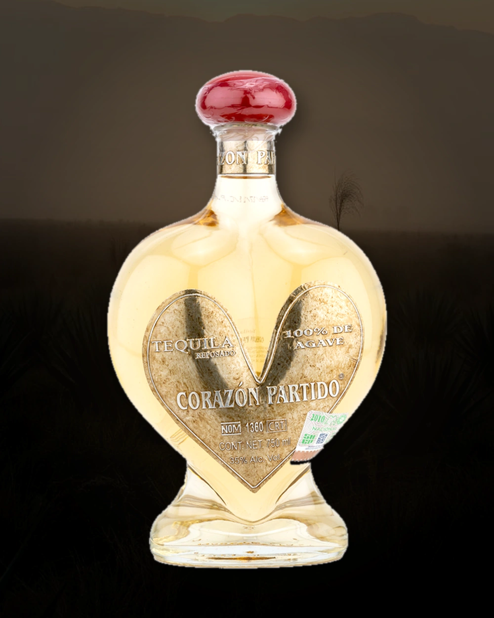 Corazon Partido Reposado bottle