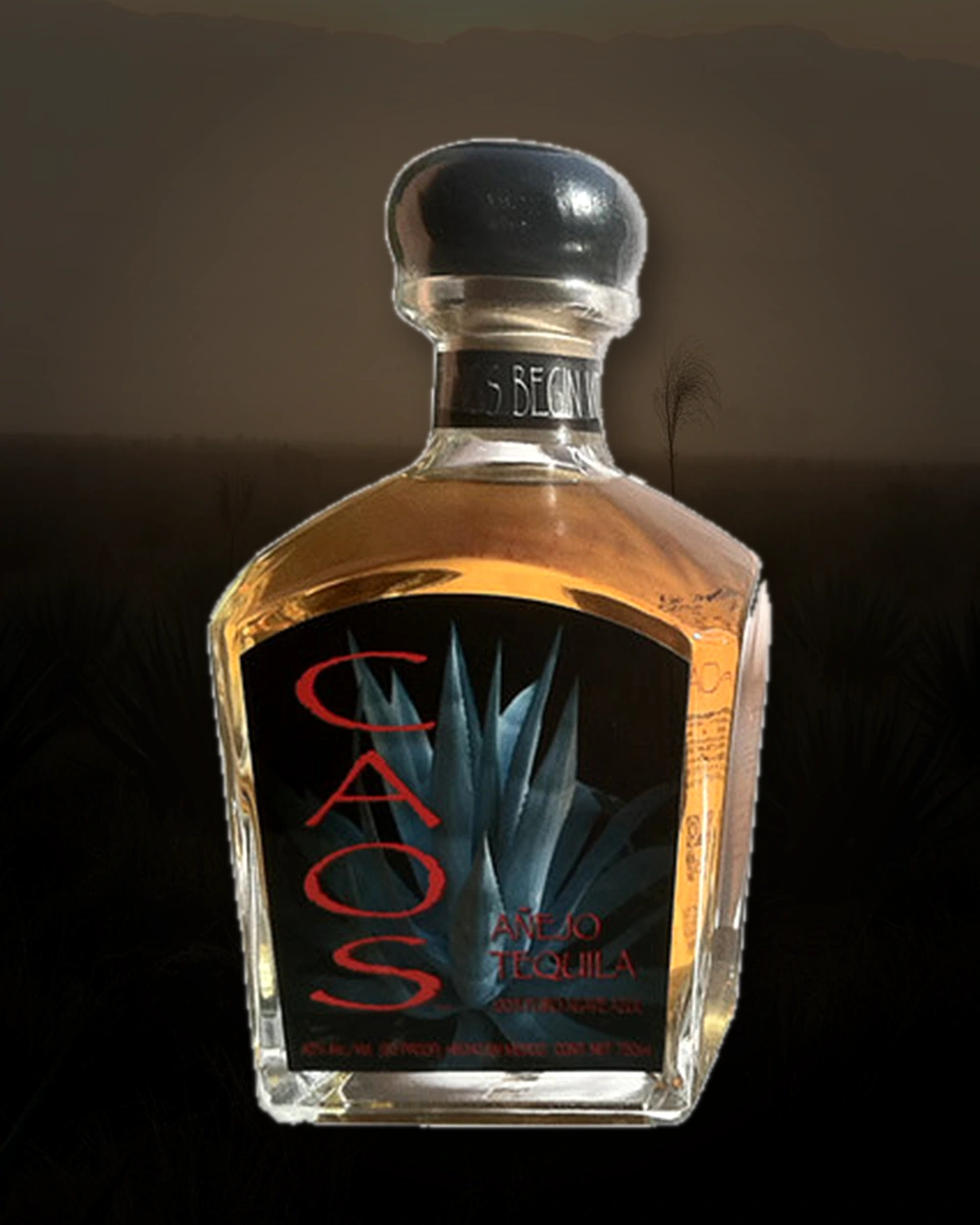 Caos Tequila Añejo bottle