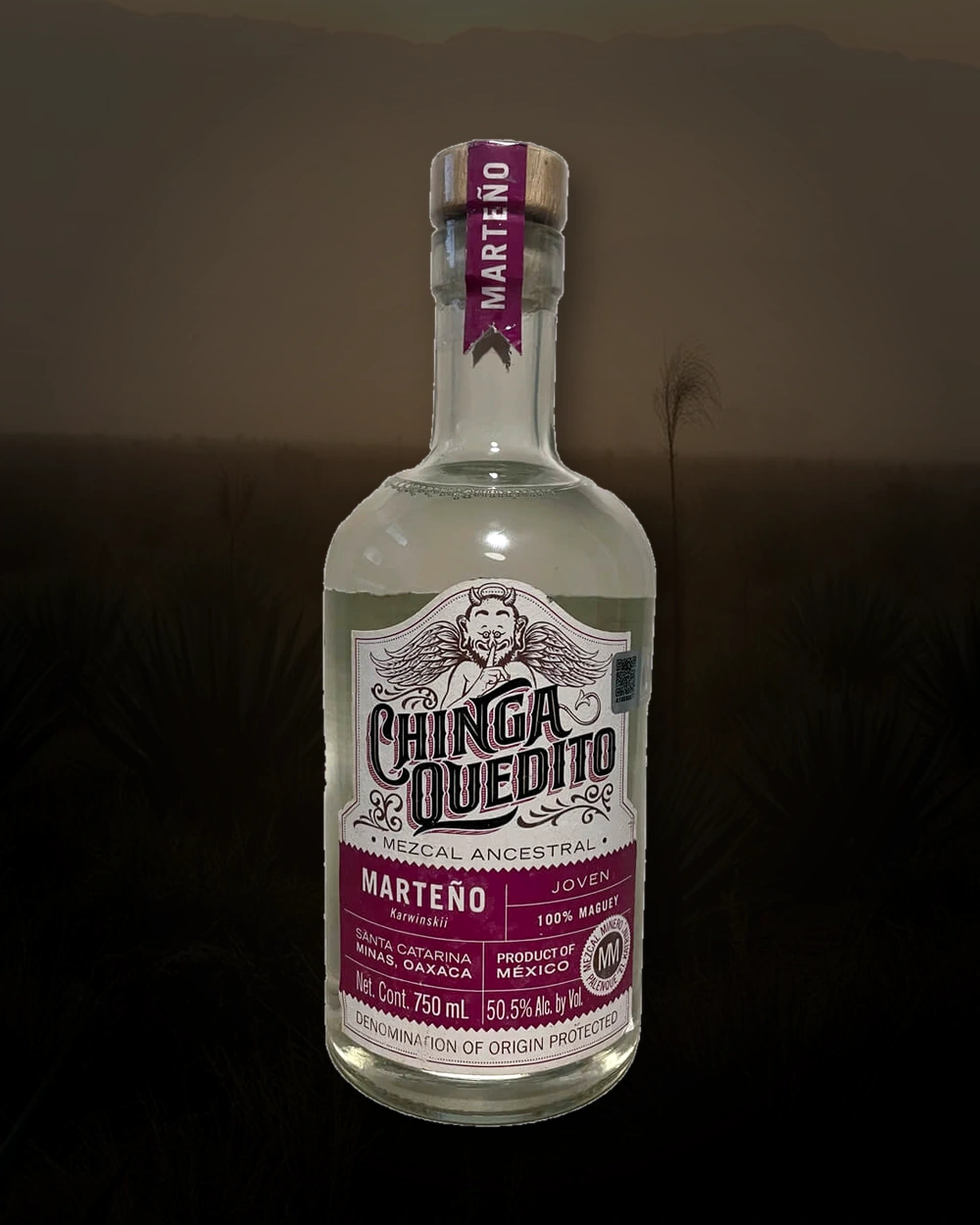 Chinga Quedito Marteño bottle