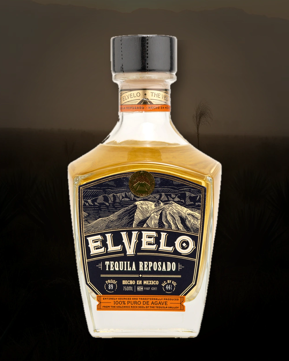 Elvelo Tequila Reposado bottle