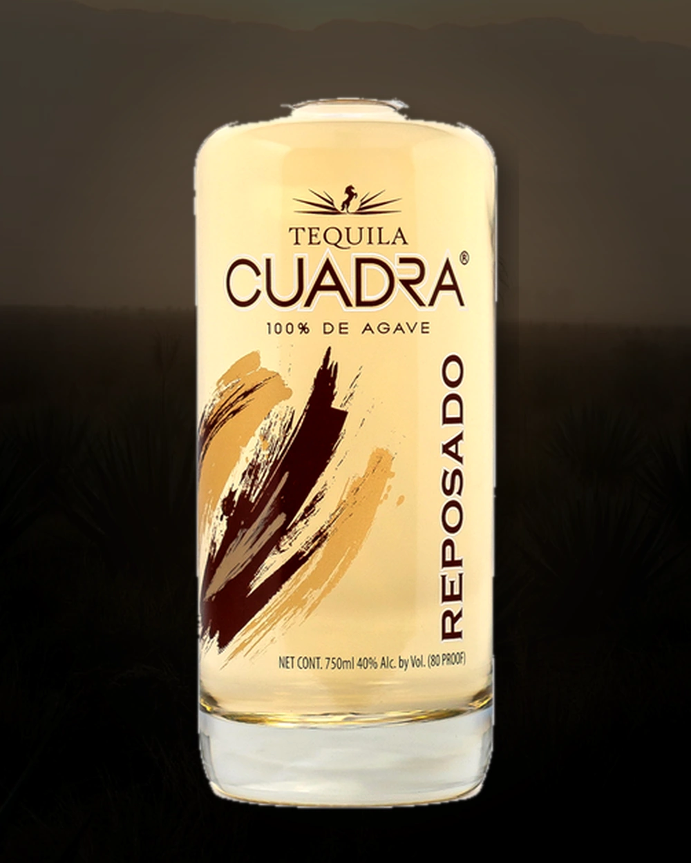 Tequila Cuadra Reposado bottle