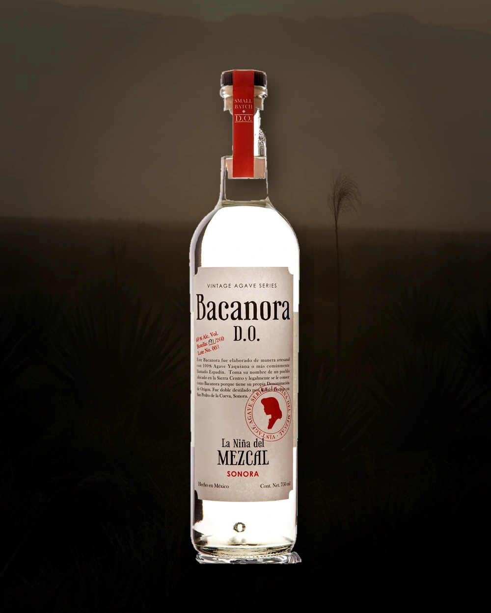 La Niña del Mezcal Bacanora bottle