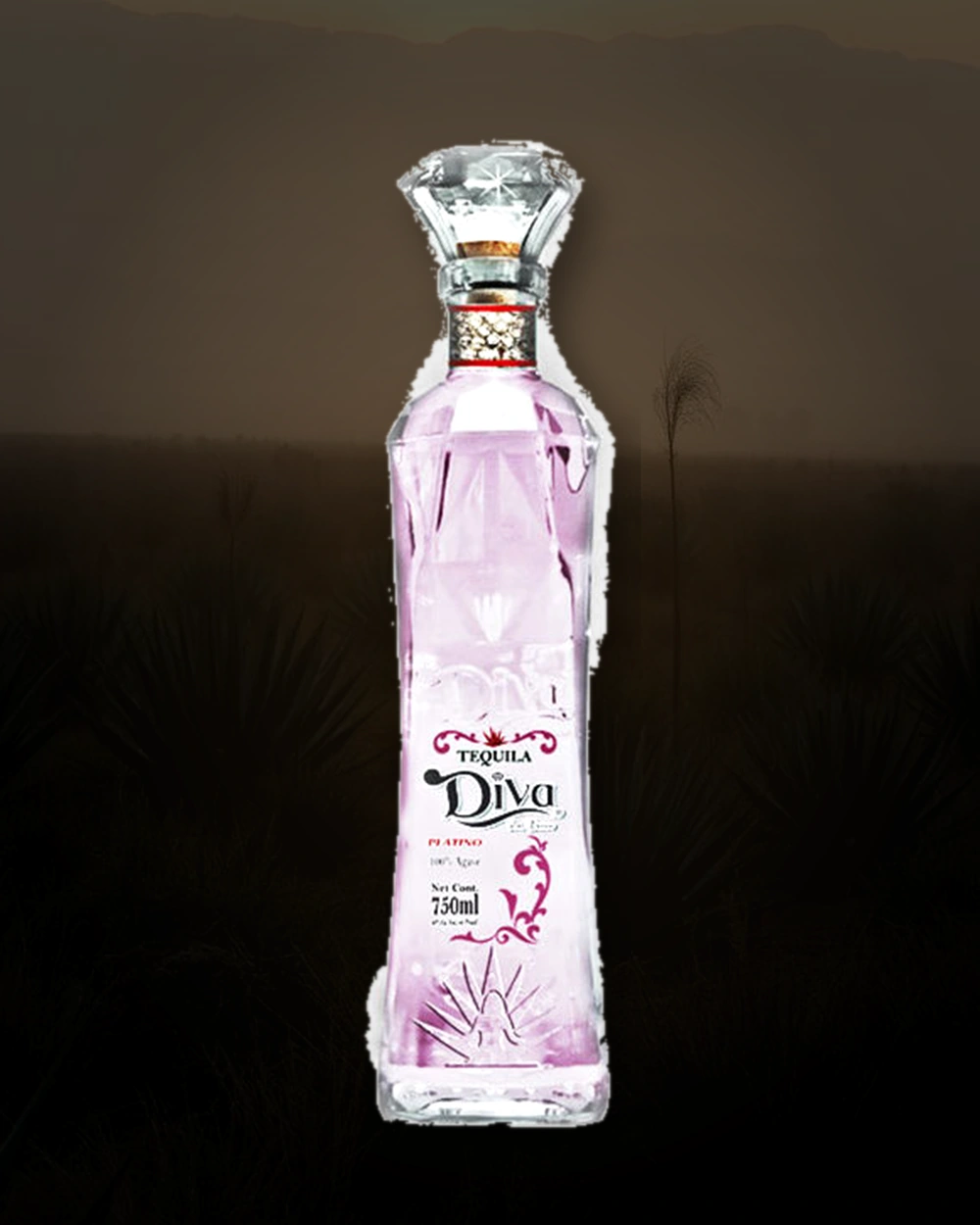 DIVA Tequila Platino bottle
