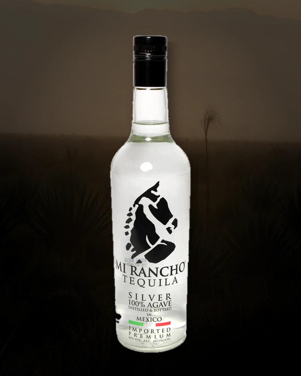 Mi Rancho Silver bottle