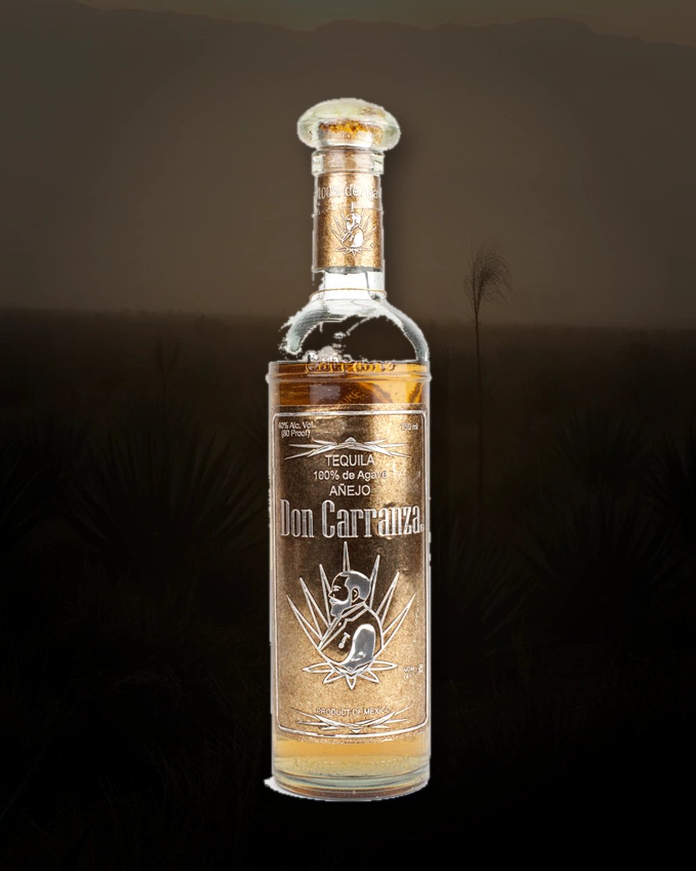 Don Carranza Tequila Añejo bottle