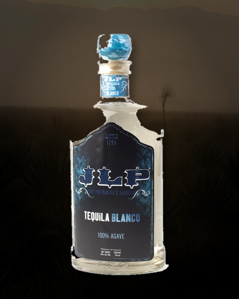 JLP Tequila Blanco bottle