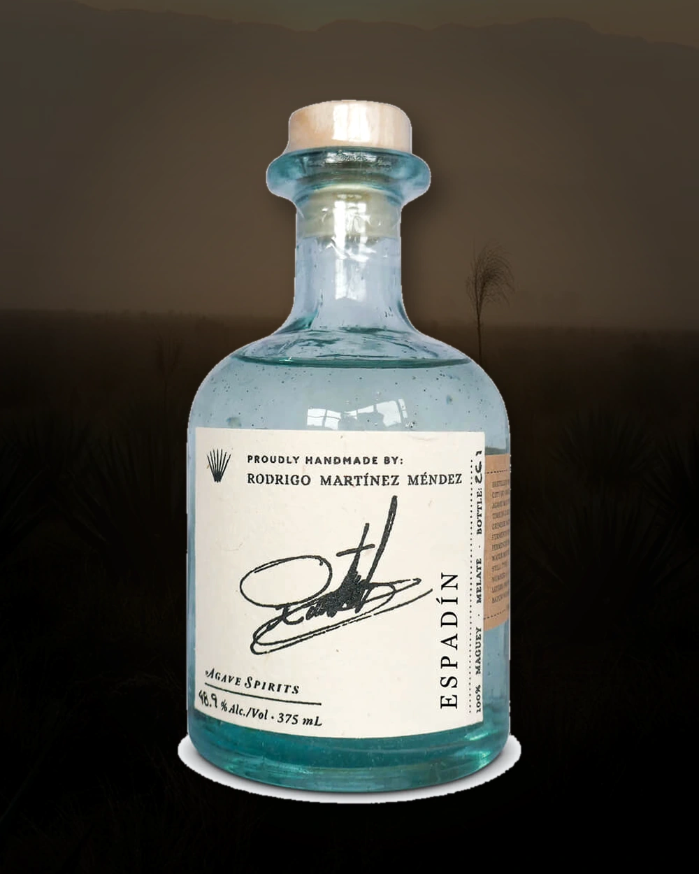 Maguey Melate Espadin – Rodrigo Martínez Méndez bottle