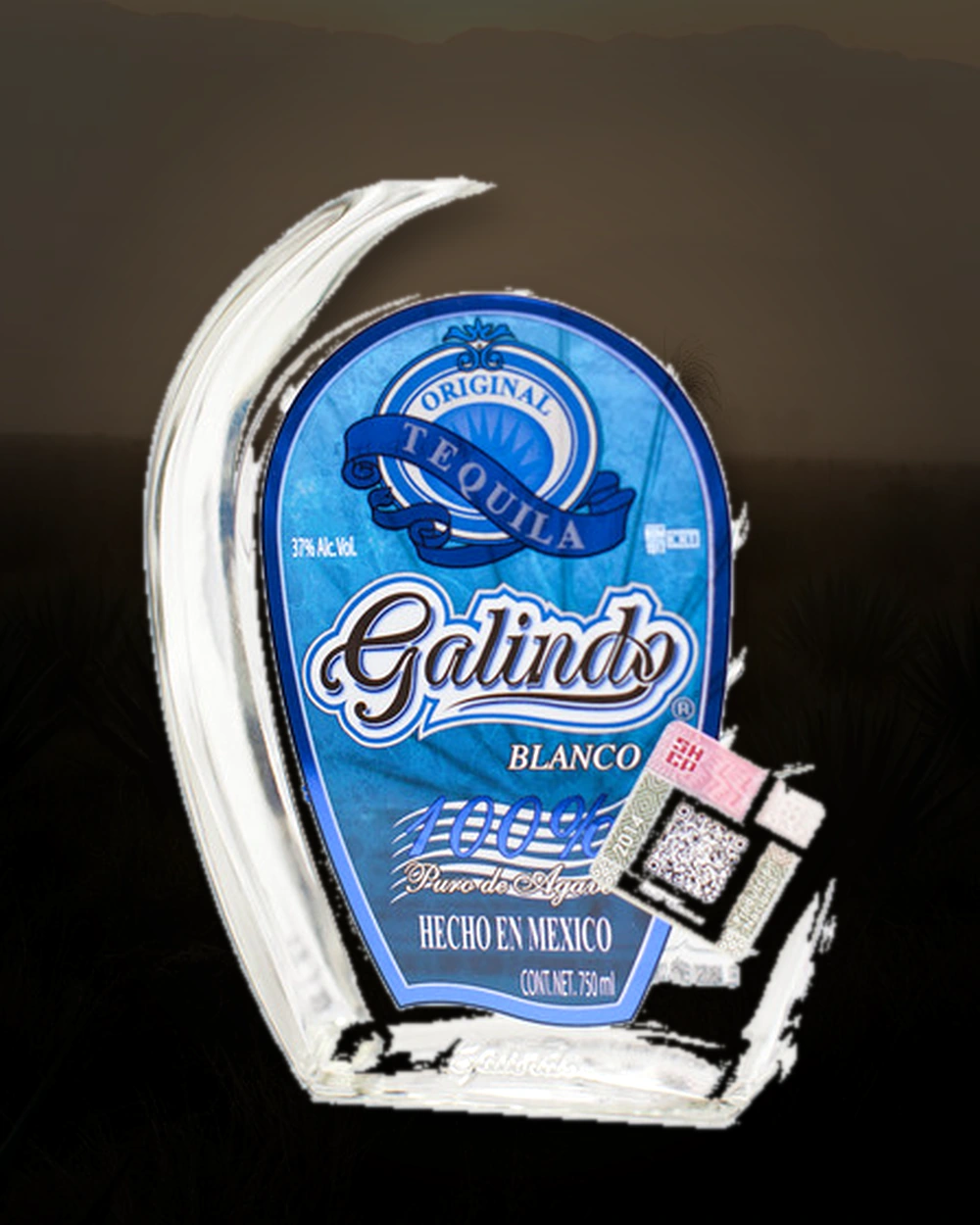 Galindo Tequila Blanco bottle