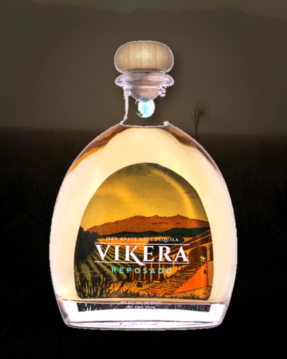 Vikera Tequila Reposado bottle