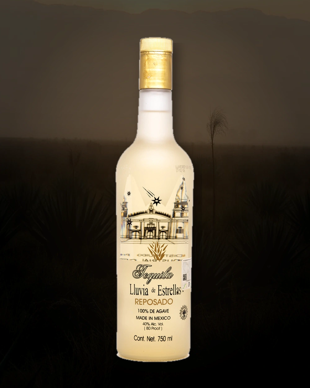 Tequila Lluvia de Estrellas Reposado bottle