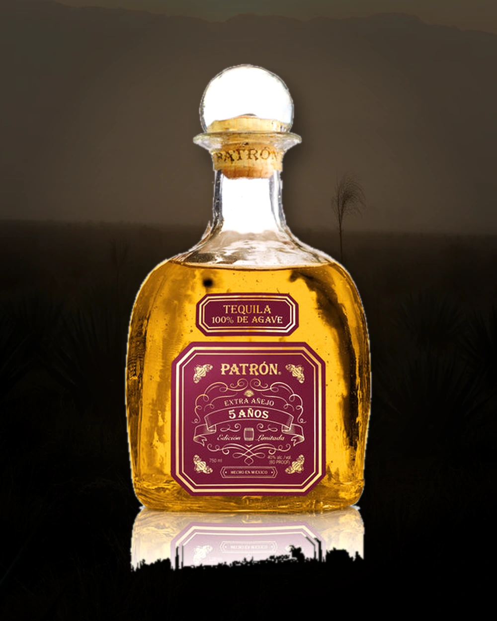 Patrón Extra Añejo 5 Años bottle