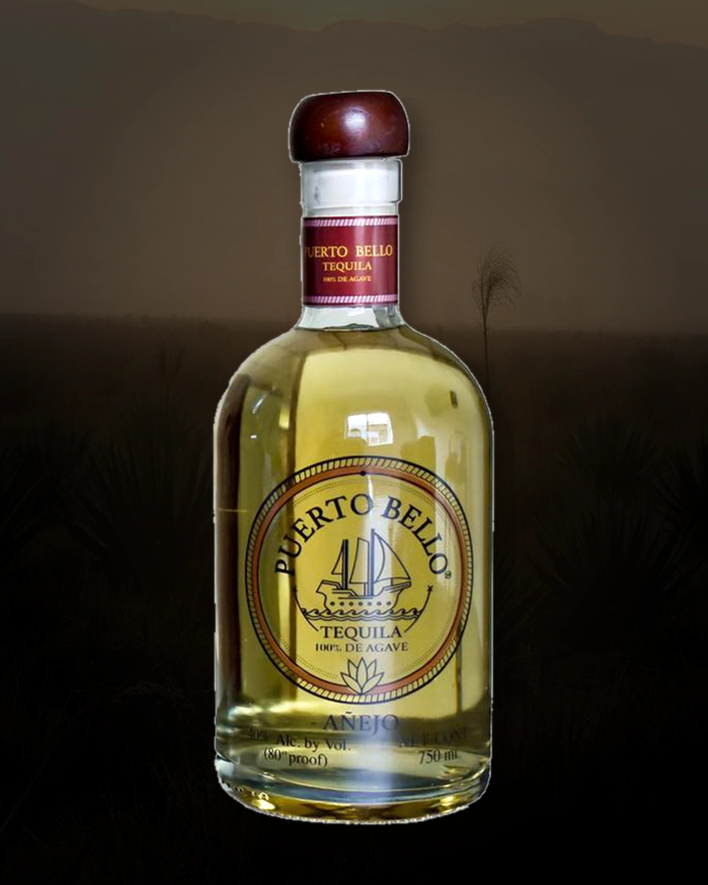 Puerto Bello Tequila Añejo bottle
