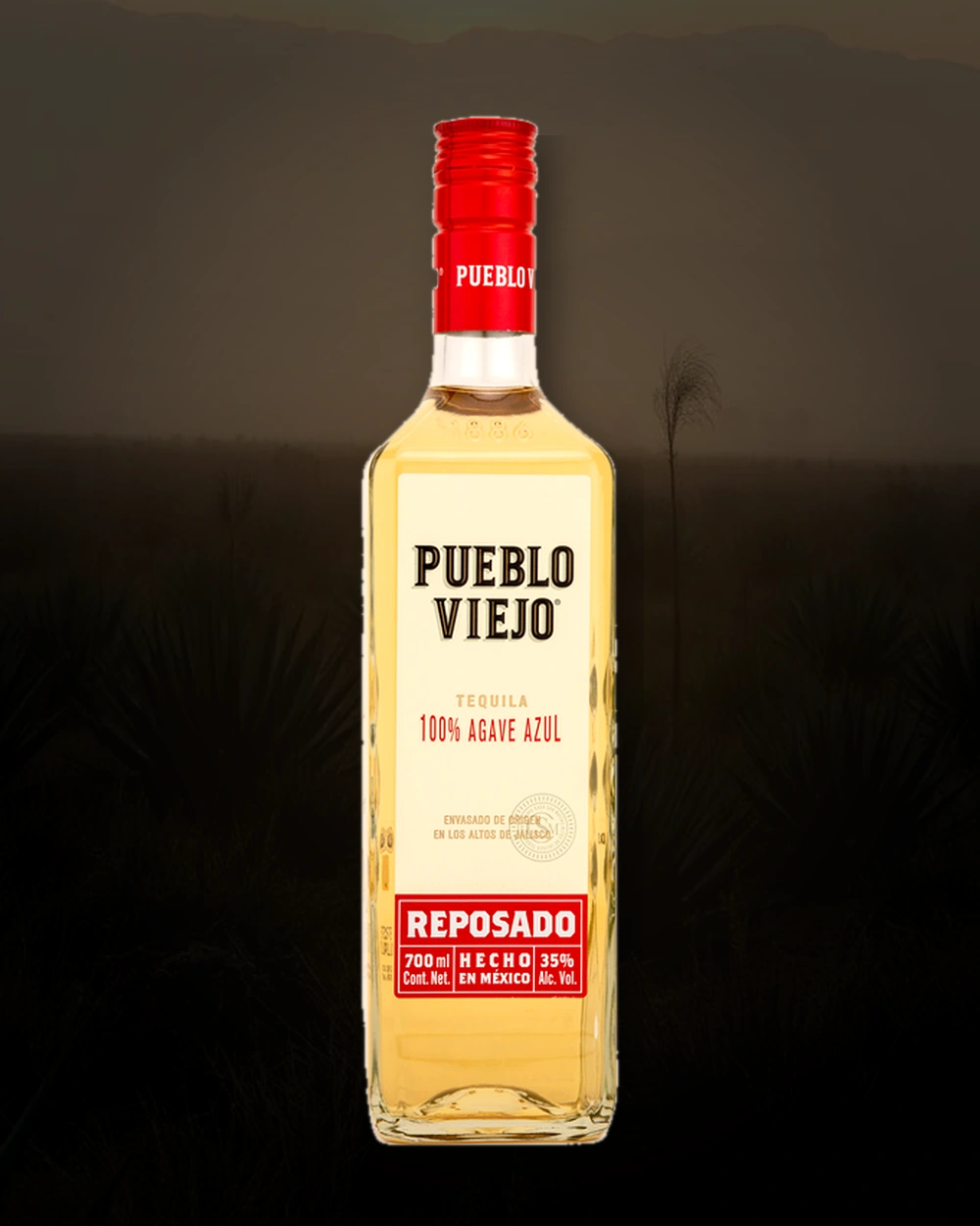 Pueblo Viejo Reposado bottle