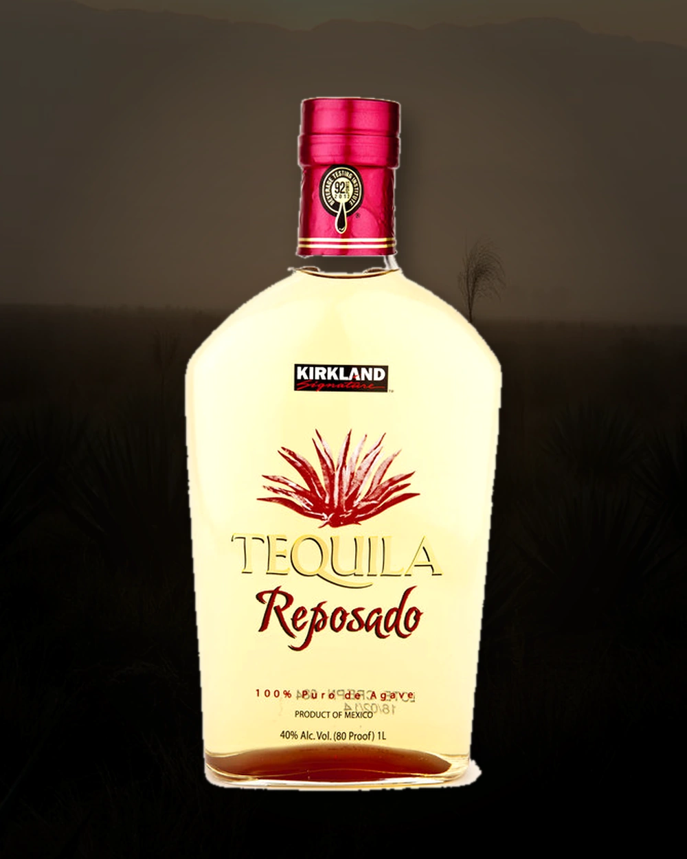 Kirkland Signature Reposado bottle