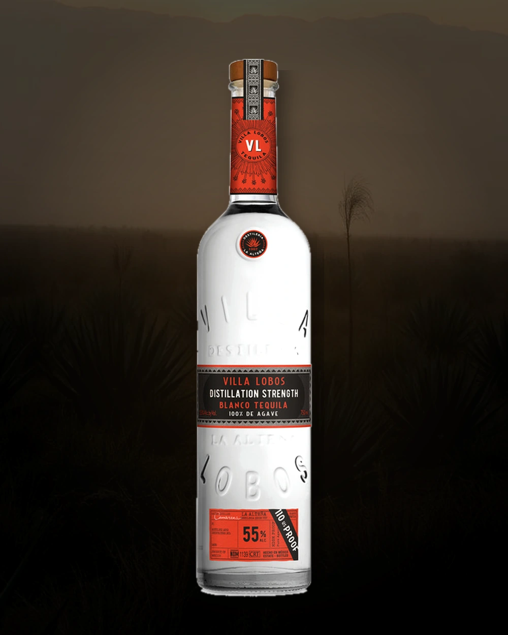 Villa Lobos Distillation Strength Blanco bottle