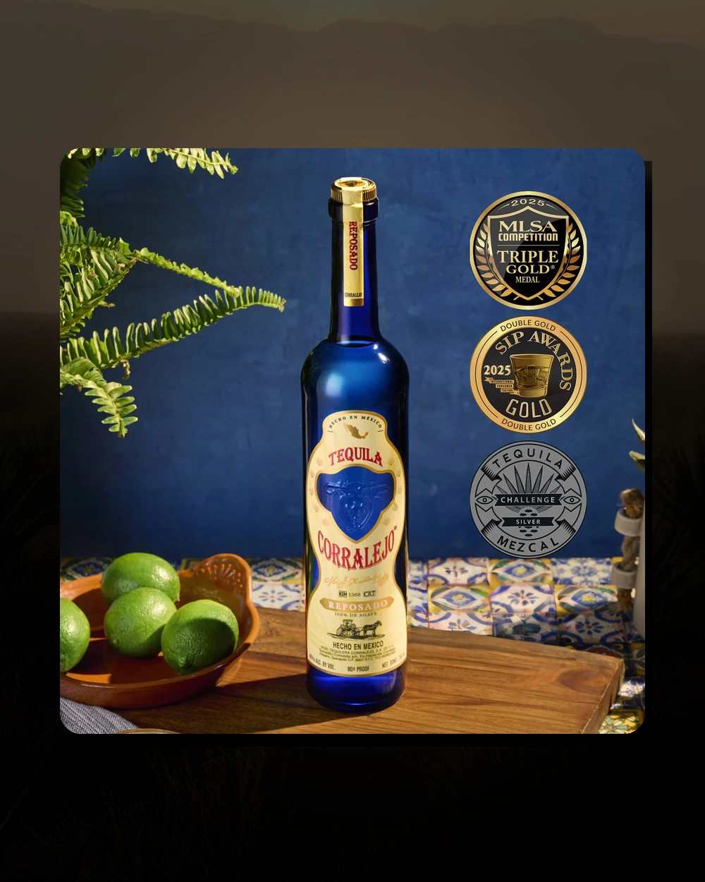 Corralejo Reposado bottle