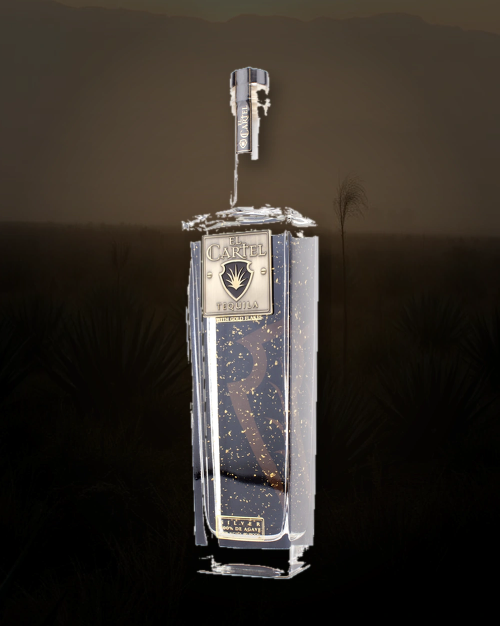 El Cartel Silver bottle