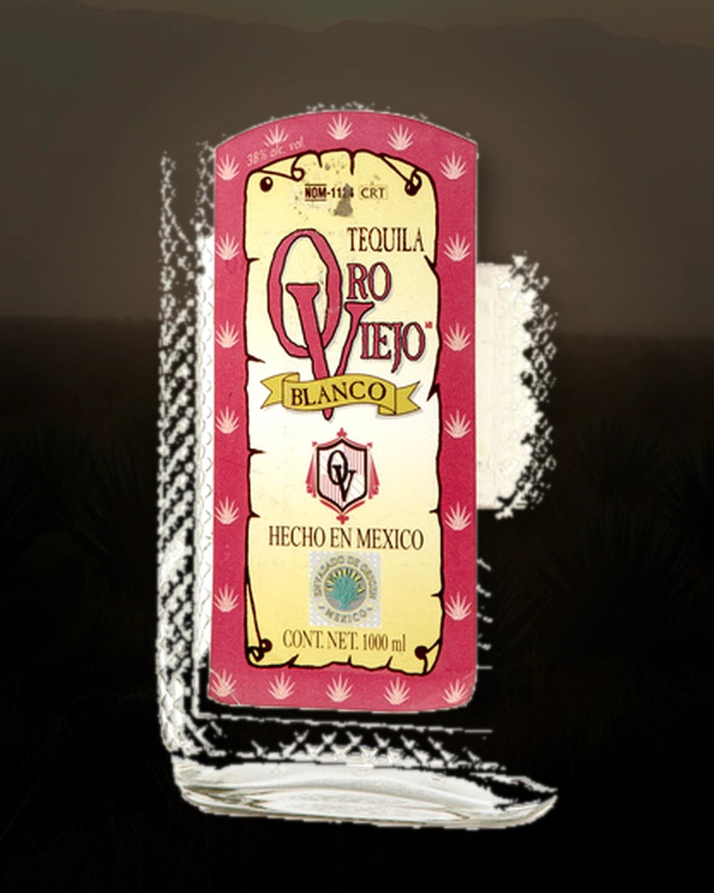 Oro Viejo Tequila Blanco bottle