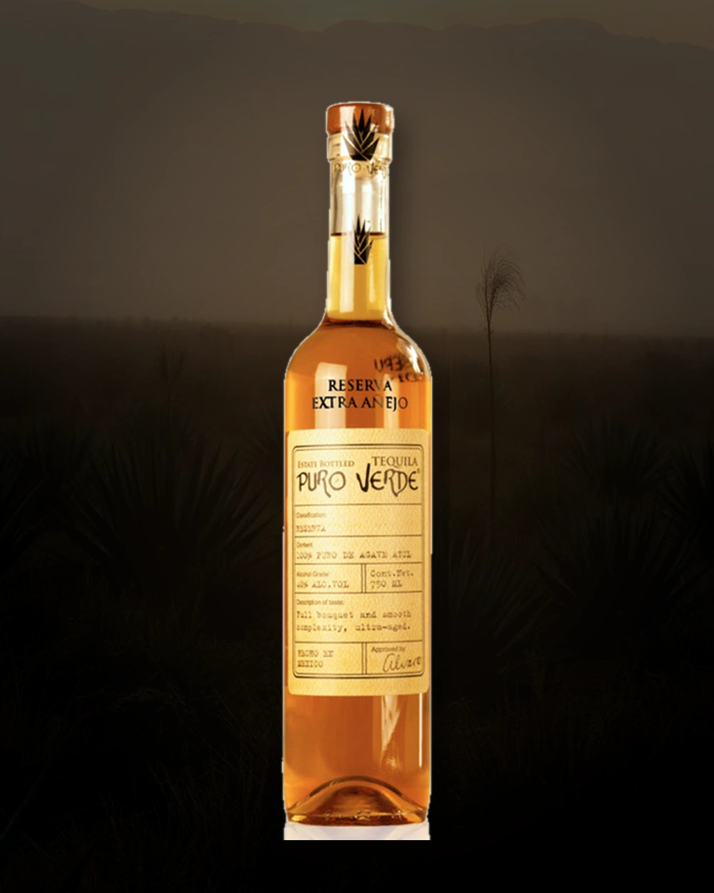 Puro Verde Reserva Extra Añejo bottle