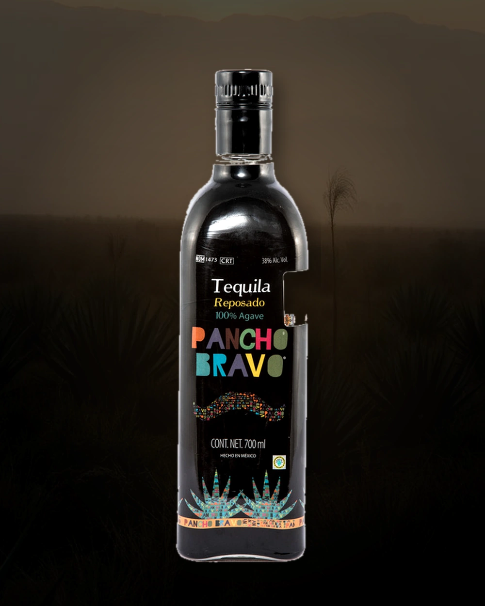 Pancho Bravo Reposado bottle