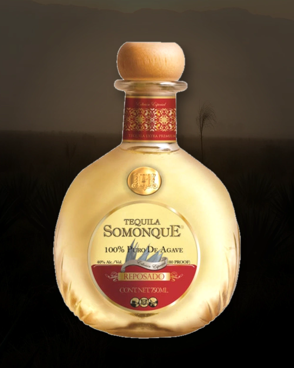 Somonque Extra Premium Reposado bottle
