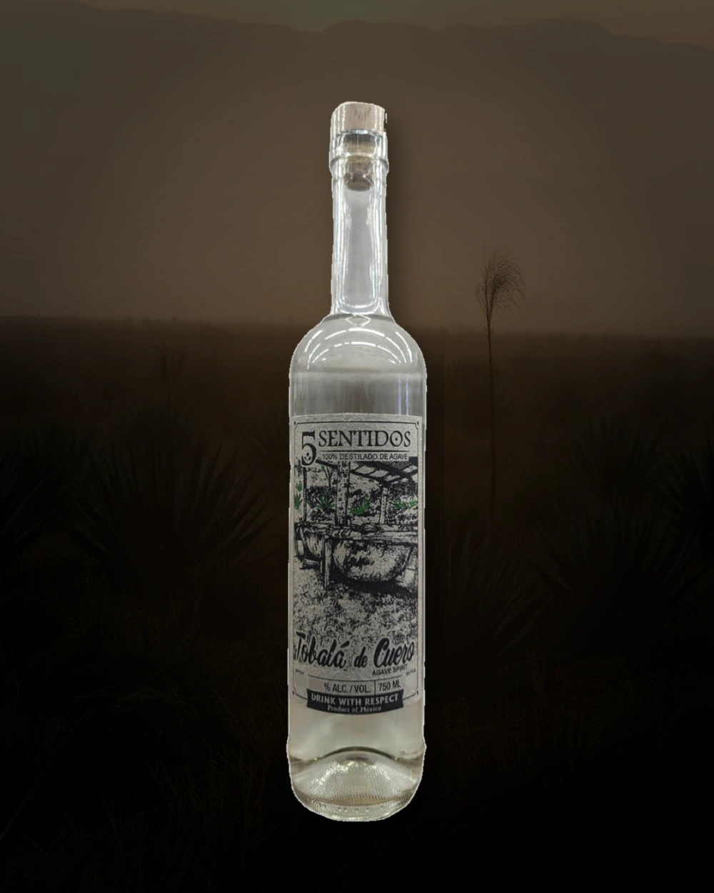 5 Sentidos Tobala de Cuero bottle