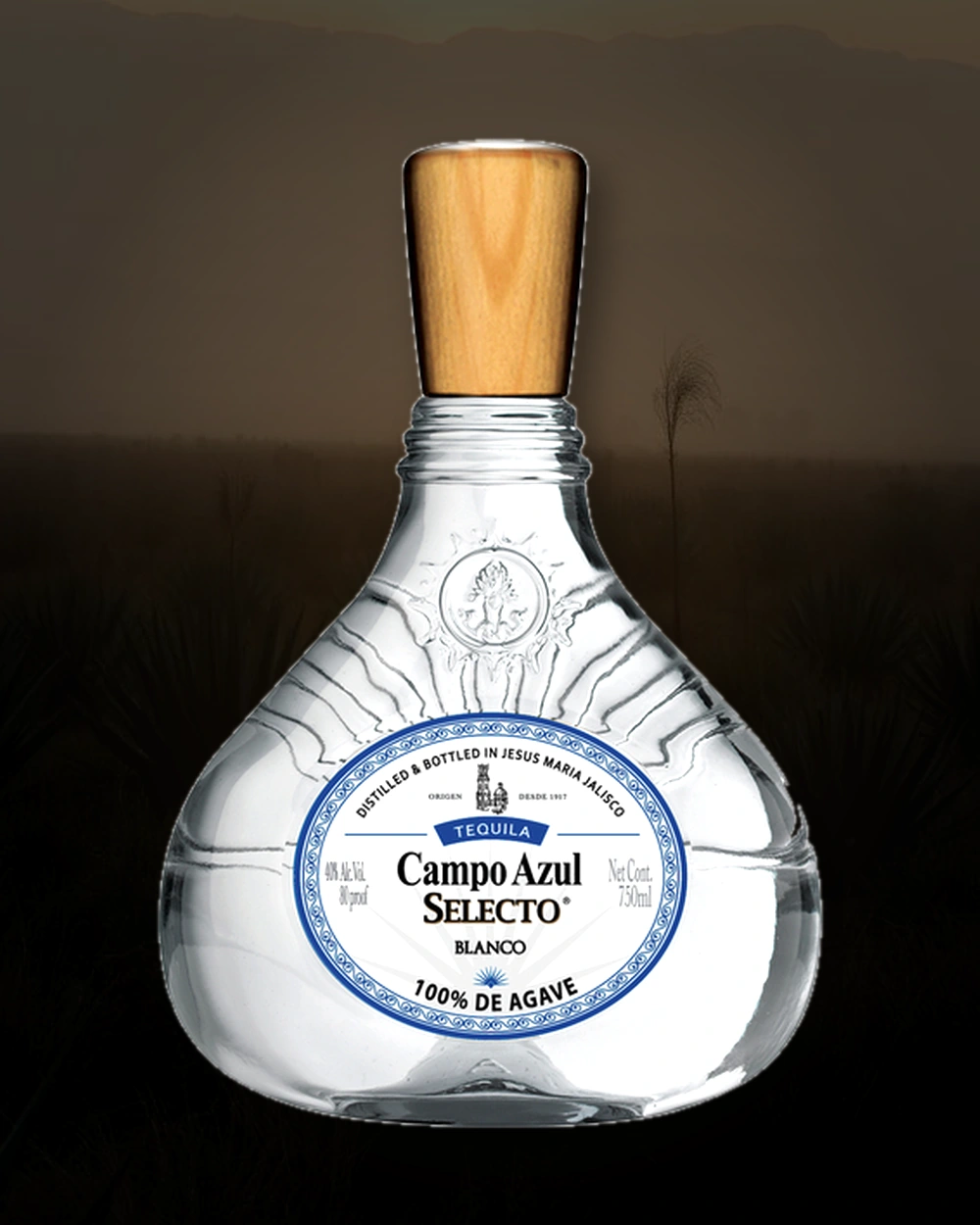 Campo Azul Selecto Blanco bottle