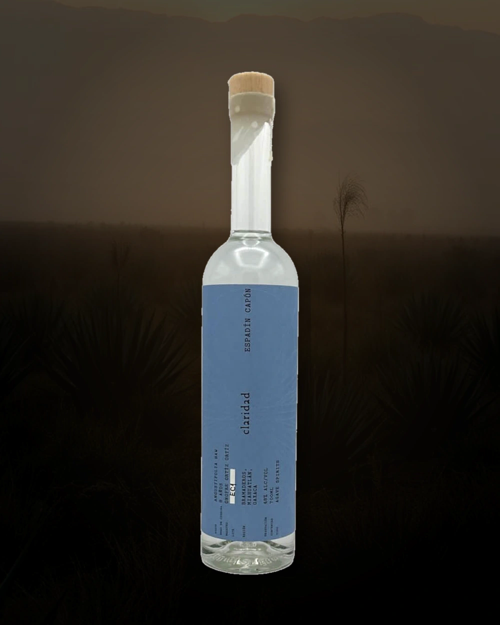 Claridad Espadin Capon – Onofre Ortíz bottle