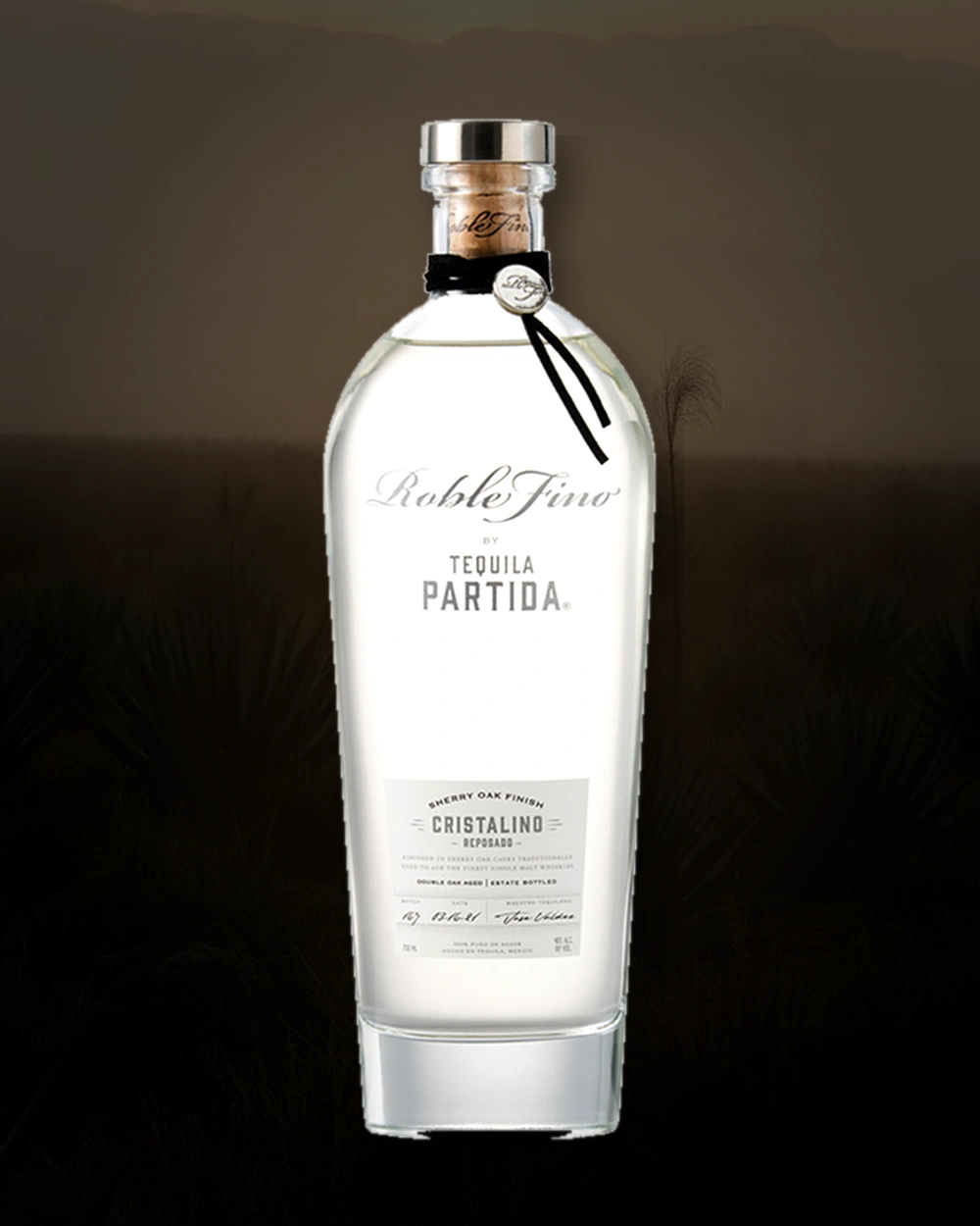 Partida Roble Fino Tequila Reposado Cristalino bottle