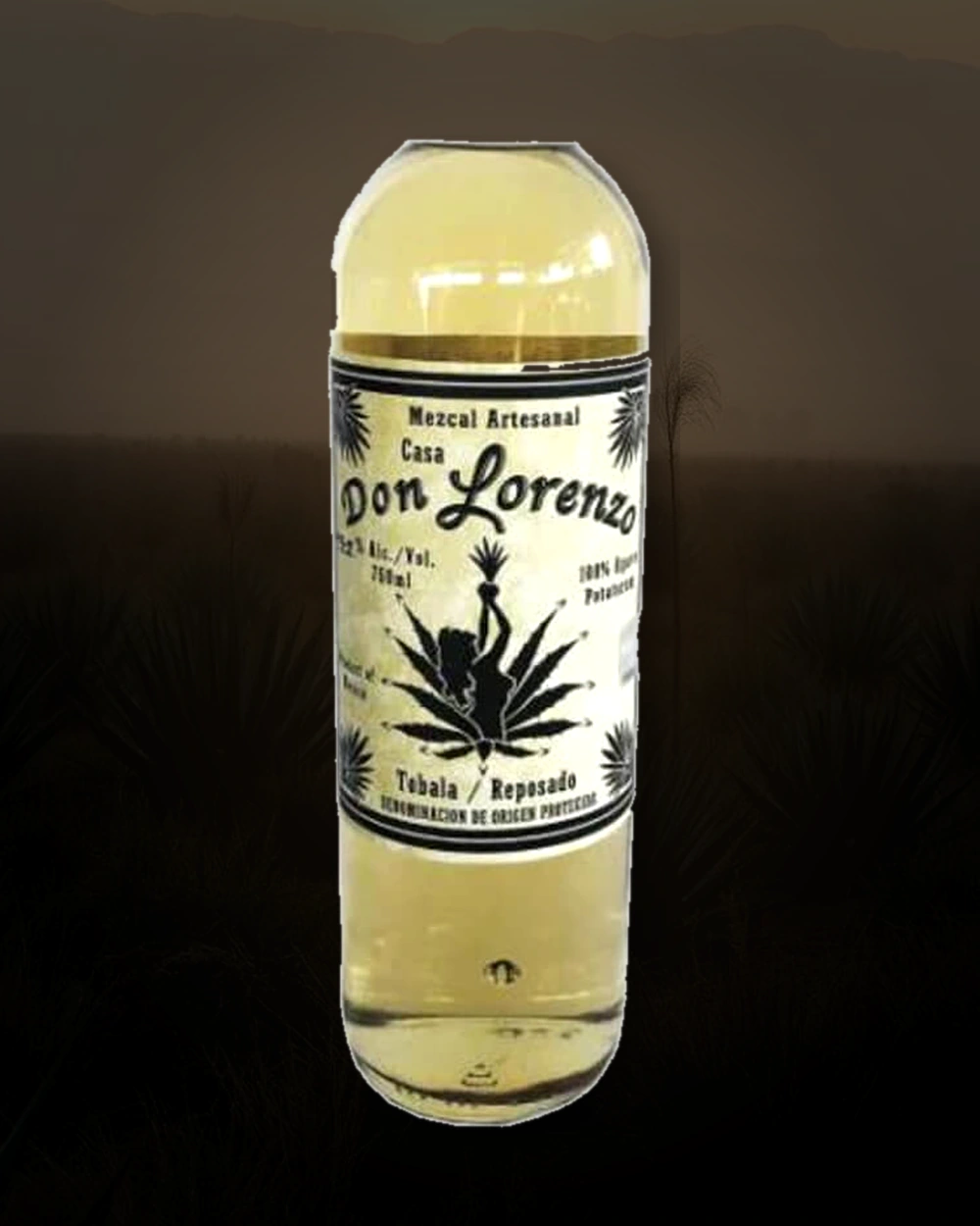 Don Lorenzo Tobala Reposado bottle