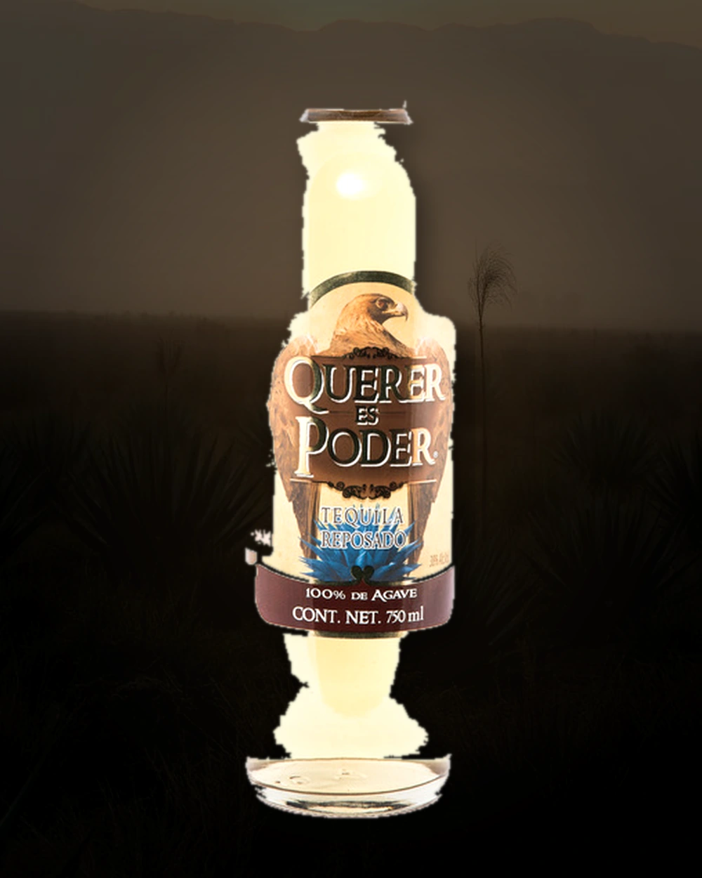 Querer Es Poder Tequila Reposado bottle