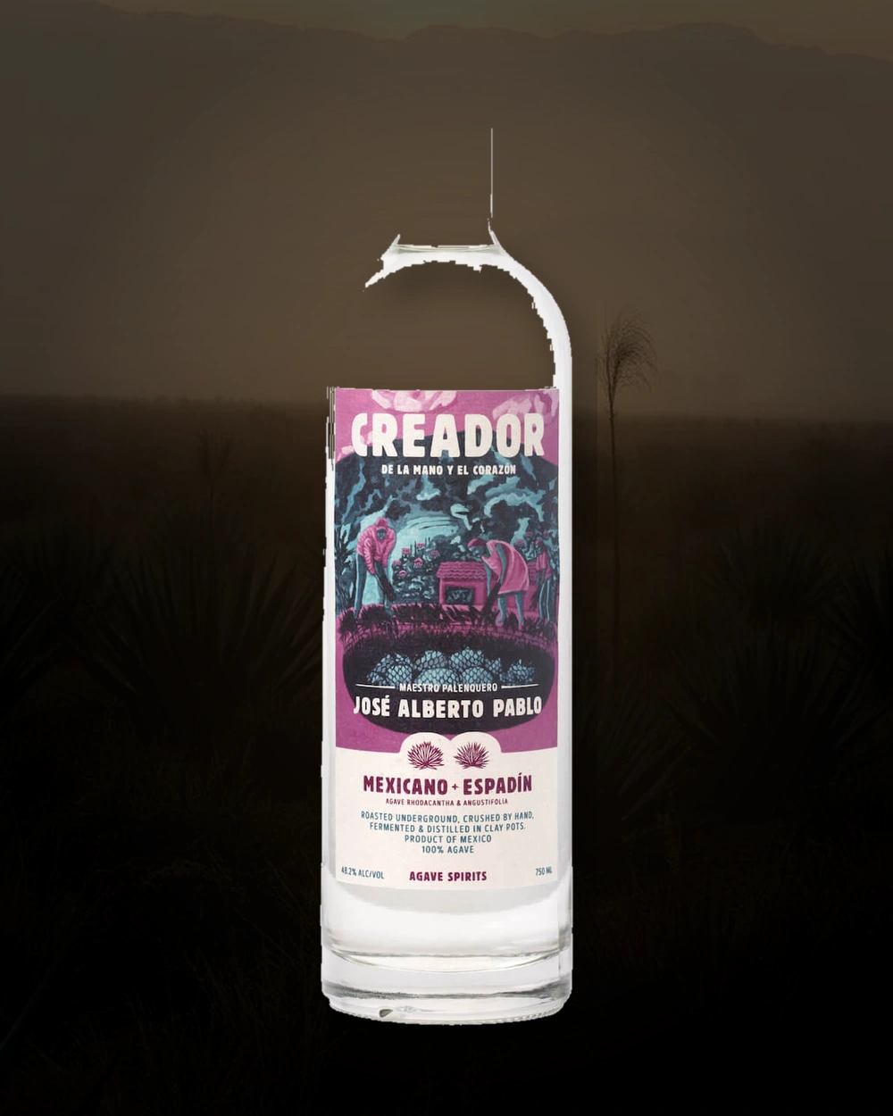 Creador Mexicano + Espadín bottle