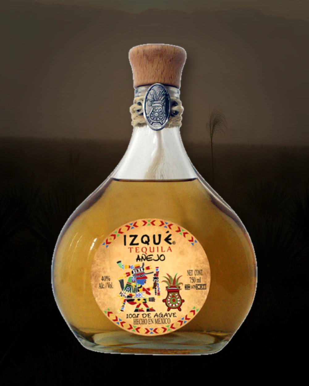 Tequila Izqué Añejo bottle