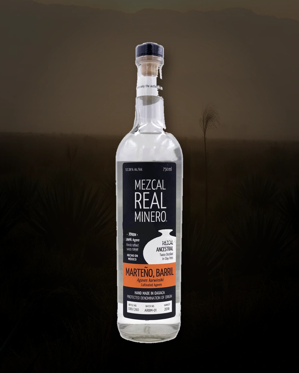 Real Minero Marteño, Barril bottle