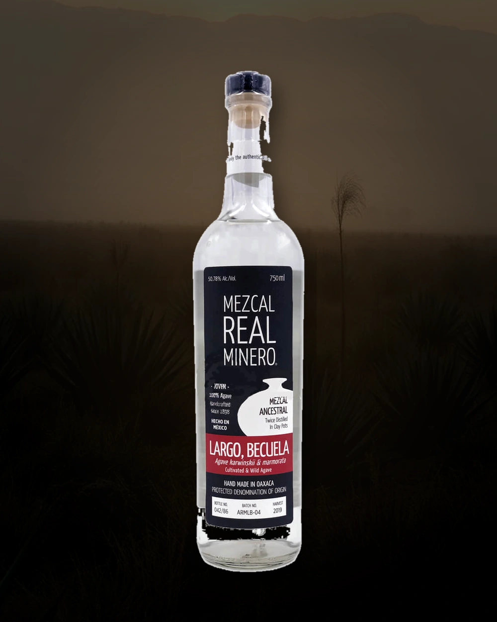 Real Minero Largo, Becuela bottle