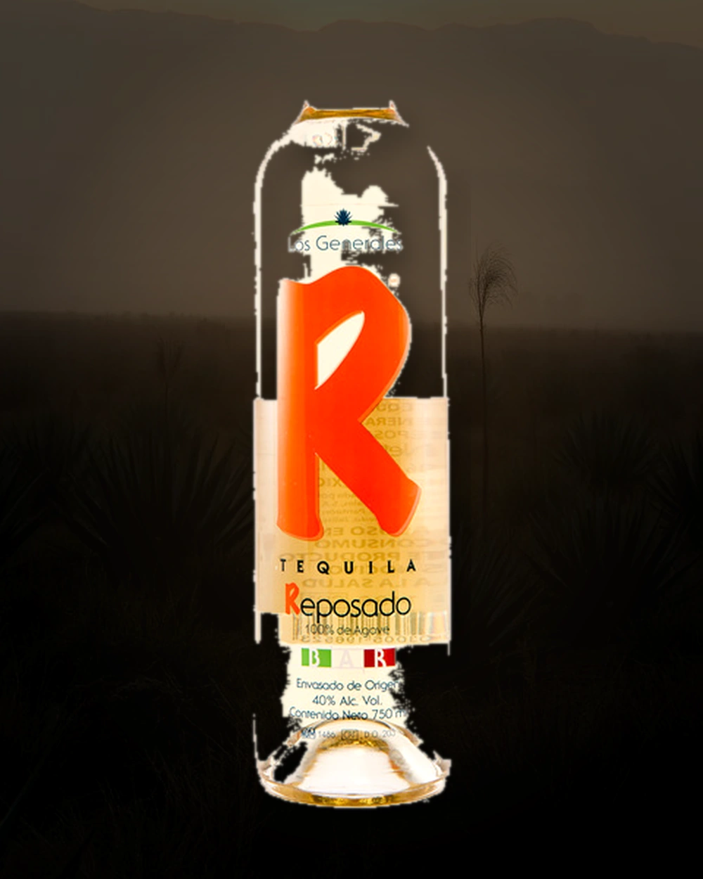 Los Generales Reposado bottle