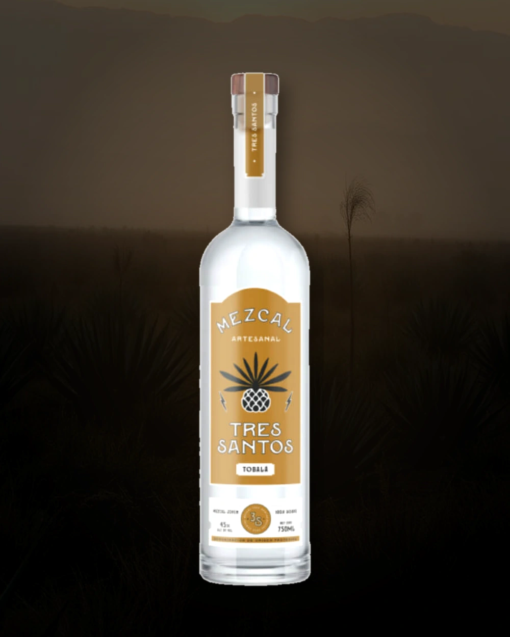 Tres Santos Tobala bottle