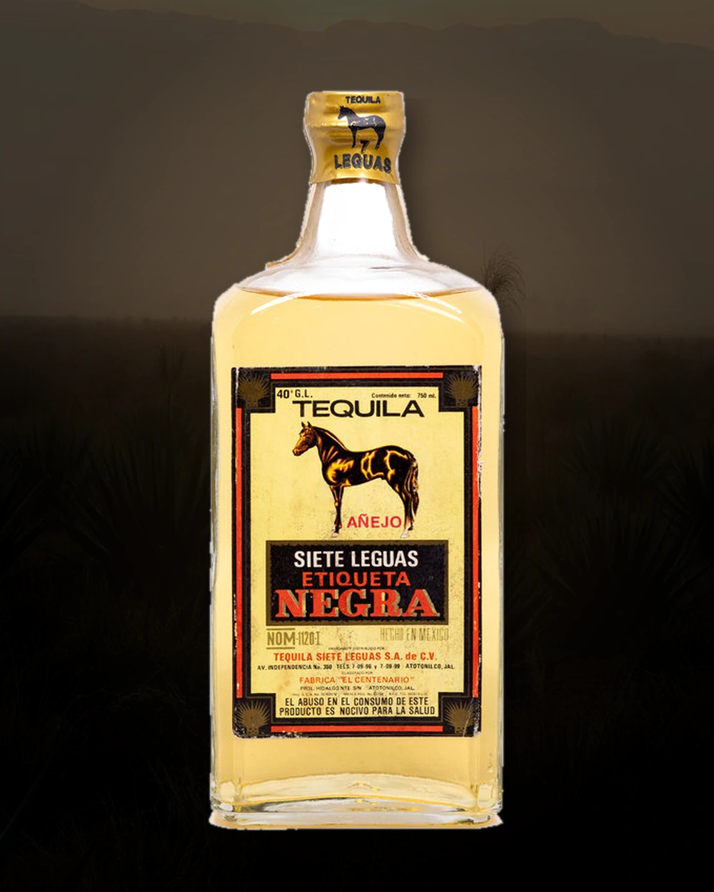 Siete Leguas Etiqueta Negra Añejo bottle