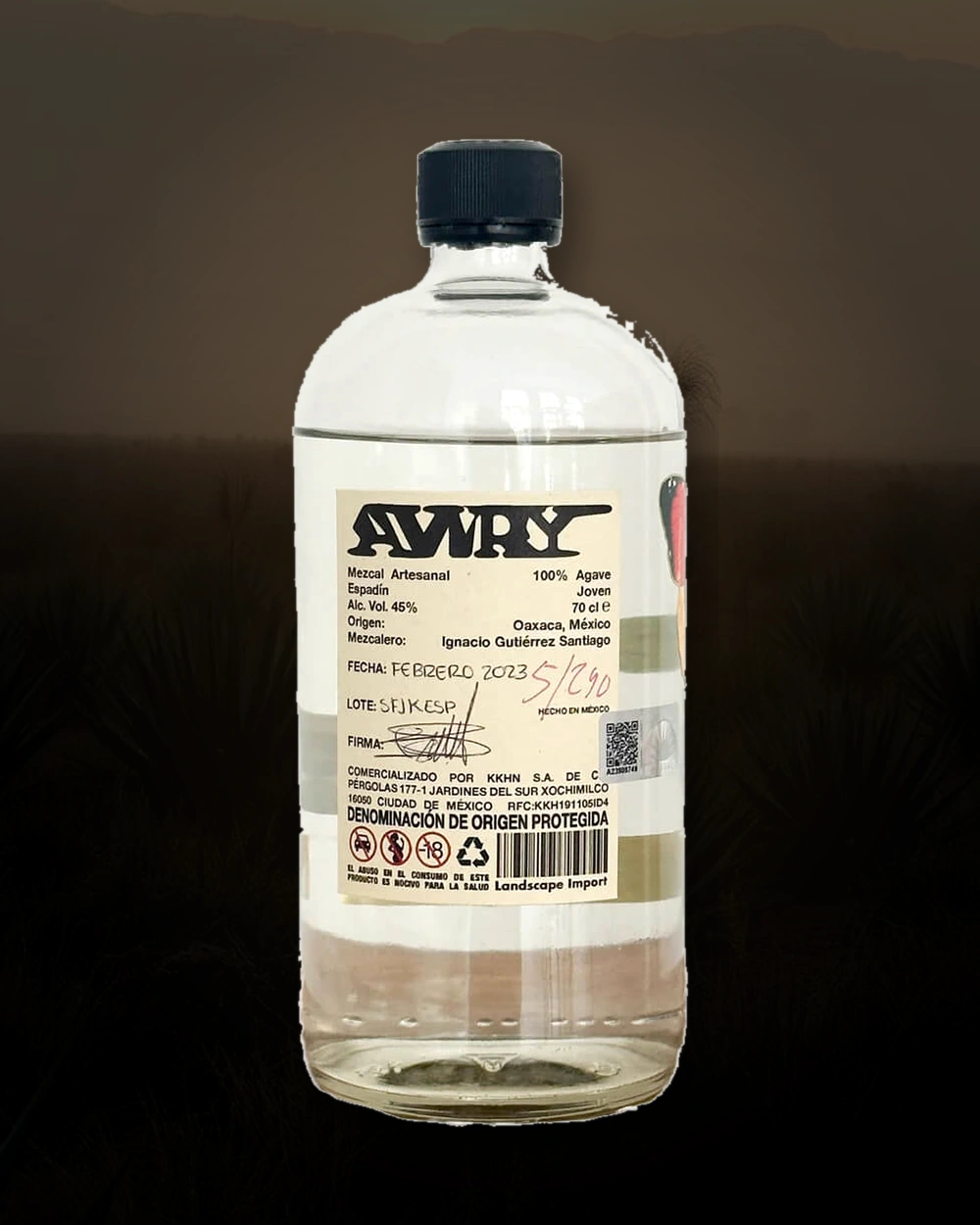 Awry Espadin bottle