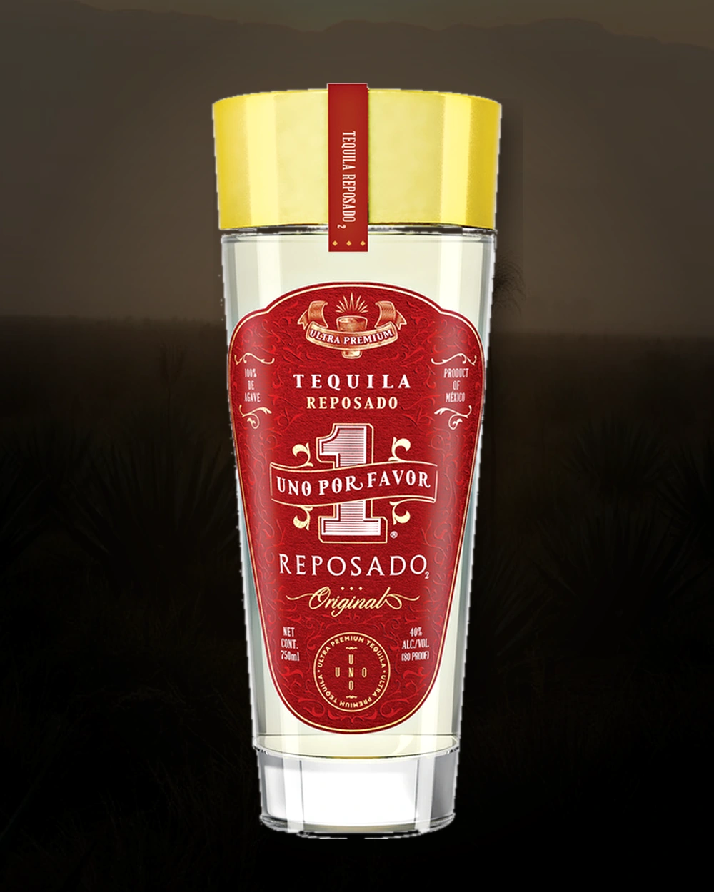 Uno Por Favor Tequila Reposado bottle