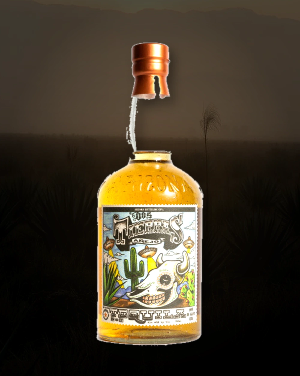 Dos Tierras Añejo bottle