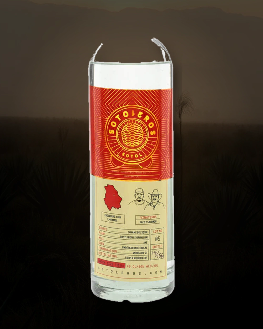 Sotoleros Paco and Salomon bottle