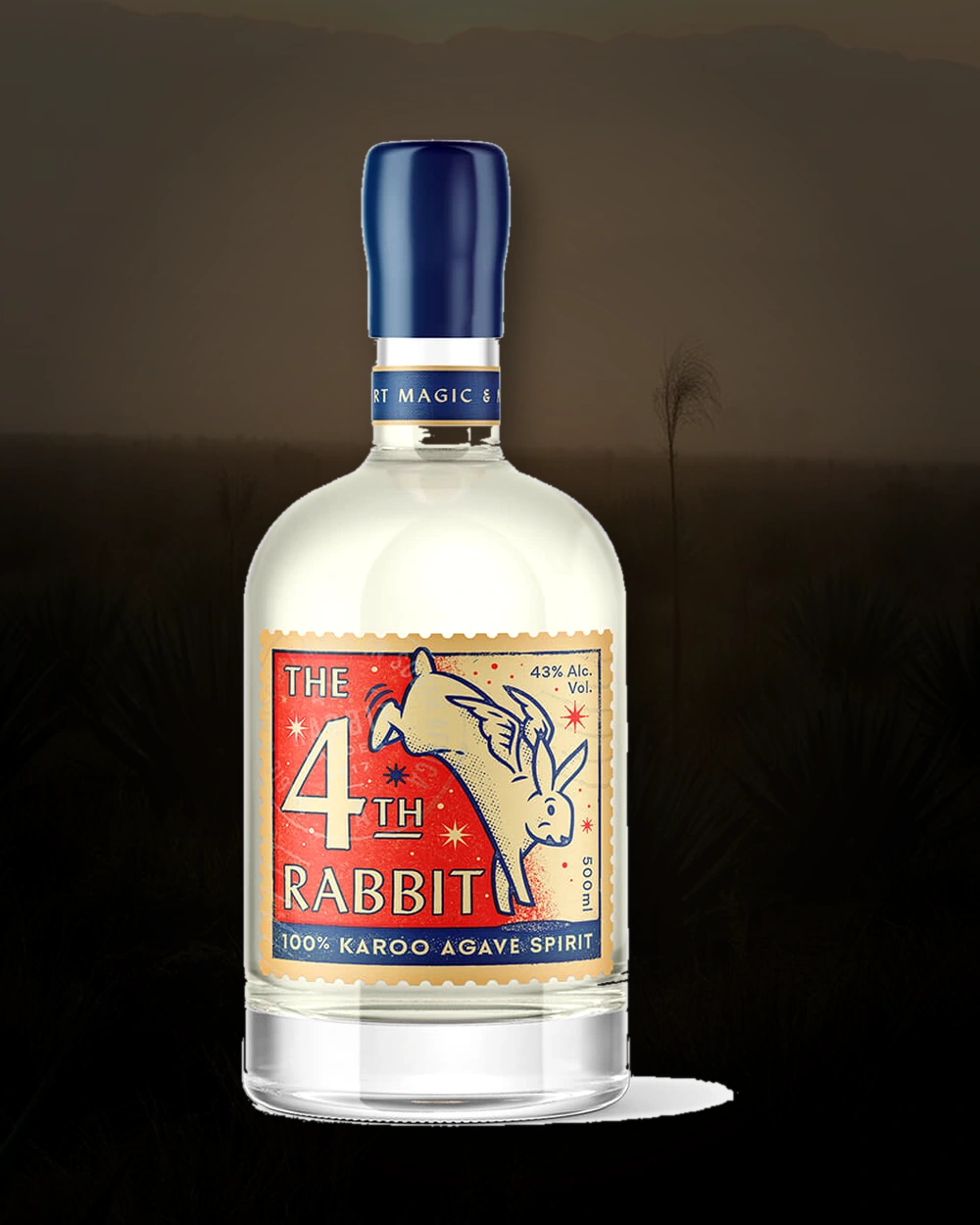 The 4th Rabbit Agave Spirit bottle
