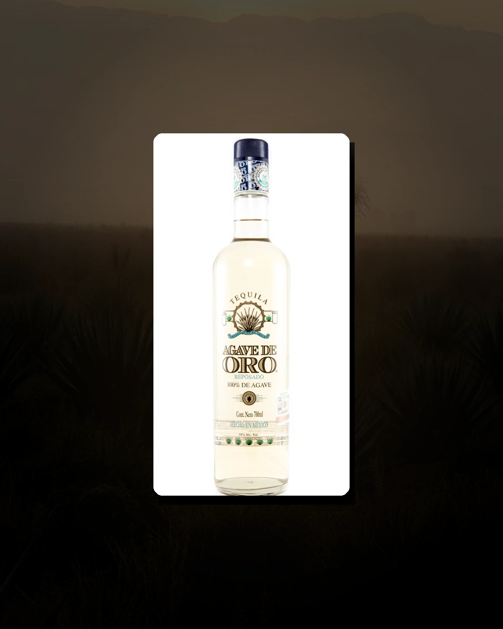 Agave de Oro Reposado bottle