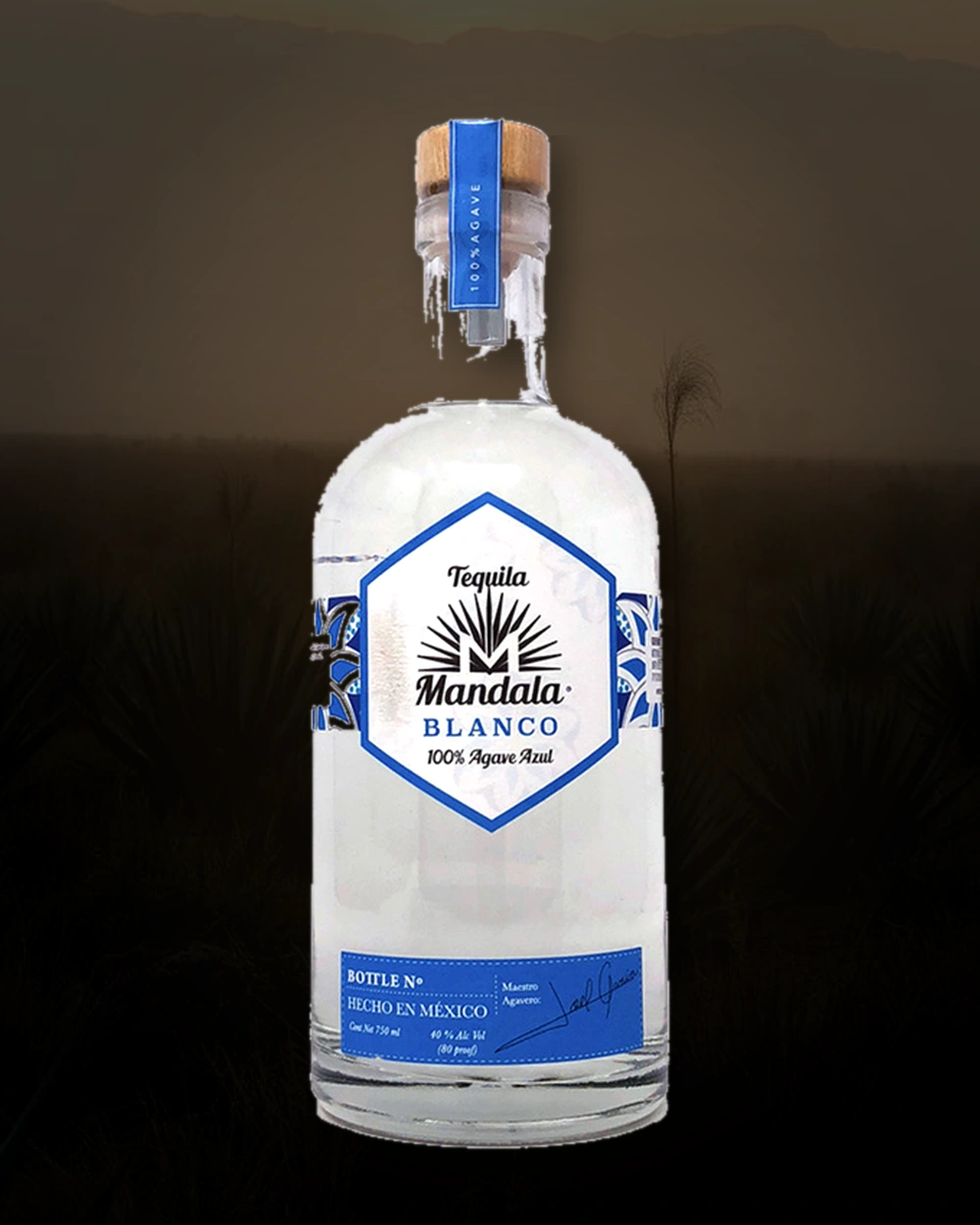 Mandala Blanco bottle